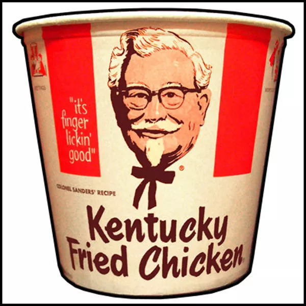Fridge Fun Refrigerator Magnet KFC KENTUCKY FRIED CHICKEN BUCKET Vers: A- DIECUT