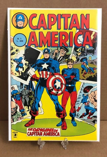 Captain America #1 The origins of Captain America Lee/Kirby Italian Edition 1982