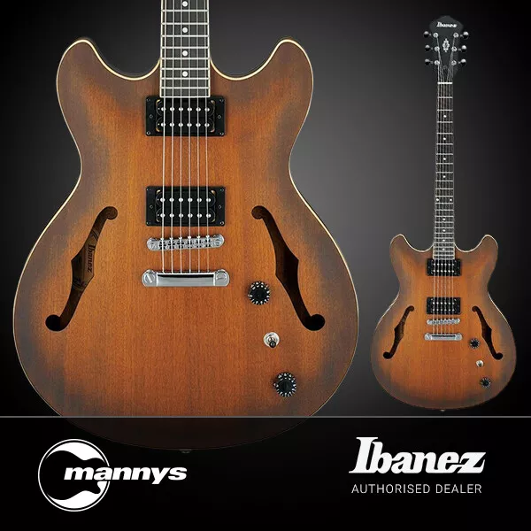 Ibanez AS53 Artcore Hollowbody Electric Guitar (Tobacco Flat)