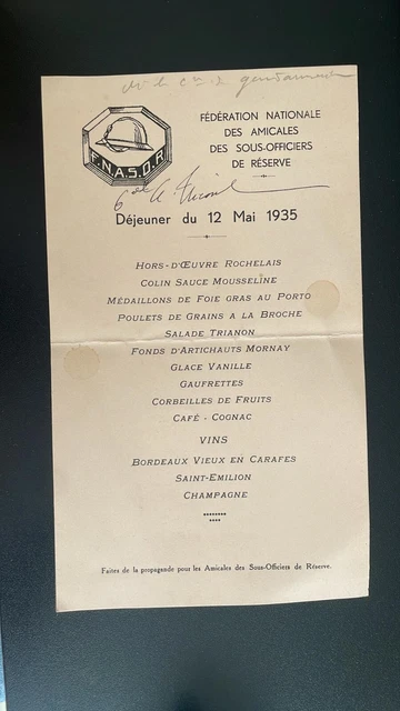 INSIGNE G 1987 Ecole Nationale des Sous Officiers d'Active Drago paris