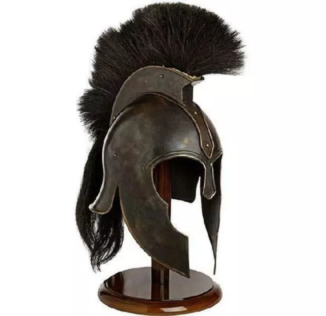 Christmas Medieval Greek Spartan Knight Troy Achilles Helmet Armor Crusader