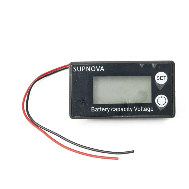 DC Voltage Display Meter Digital Mini LCD Capacity Voltmeter 8-100V Panel Tester