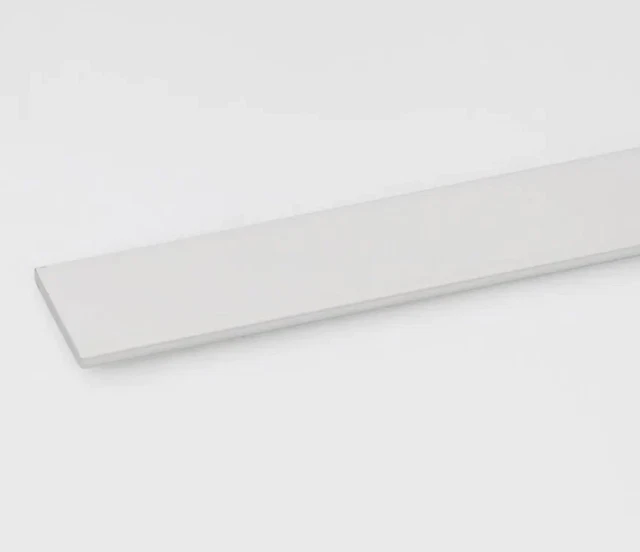 Profilo Piatto Arcansas 30X2 Mm - 2 Mt - Alluminio Bianco