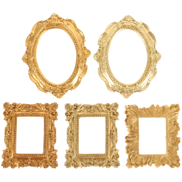 Cadres photo de 5pcs Small Picture Crame accessoires de bijoux décoratifs Cadres
