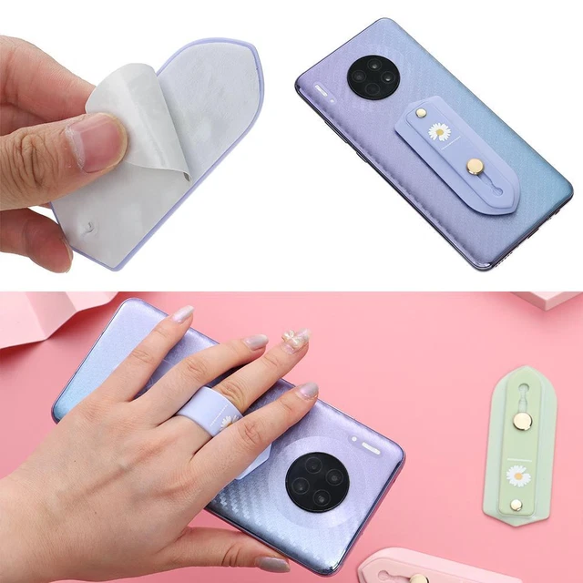 Porte - anneaux Téléphone en silicone Support de sangle Porte - téléphone Daisy