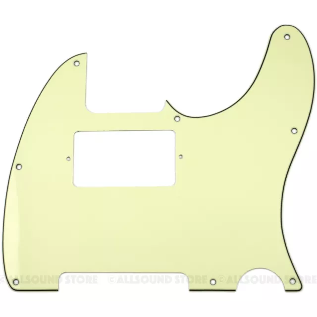 3-ply Mint Green HUMBUCKER Pickguard for USA MIM Standard Fender Telecaster Tele