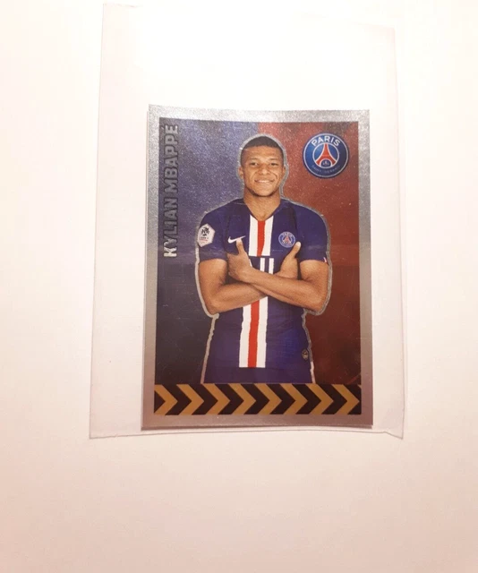 KYLIAN MBAPPE Football foil sticker #386 Panini Foot Ligue 1 2019/20 PSG France