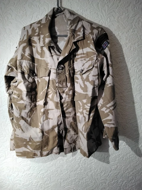 Veste De Combat TROPICAL DESERT OP à Manches Longues Et Boutons - Taille L - Très Bon état