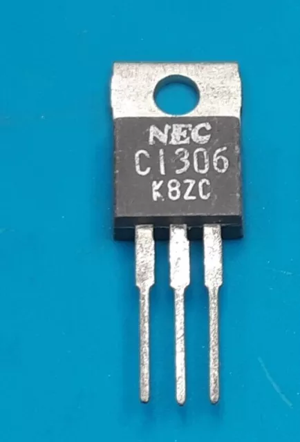 2SC1306 Silicon NPN Transistor Final RF Power Output TO220 case - NOS (NEW)