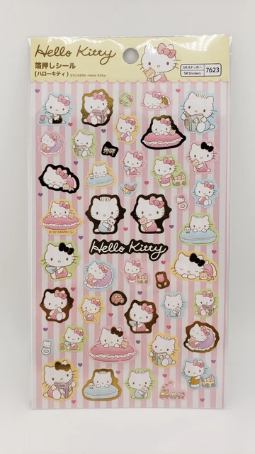 Japanese DAISO Sanrio Hello Kitty stickers. Japan DAISO limited sale.