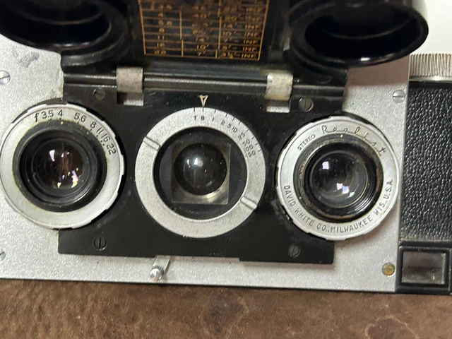 VIEW-MASTER stereo color camera, Rodenstock Trinar 1:2.8 20mm Avec