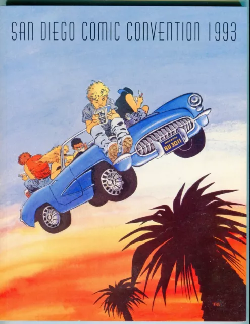 SAN DIEGO 1993 COMIC-CON Souvenir Booklet Frank Miller cover