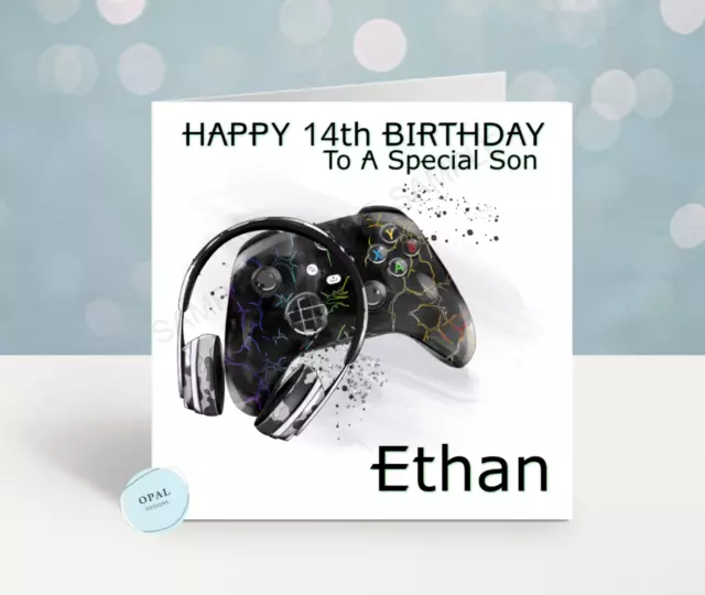 Personalised Five Nights at Freddy's Birthday Card