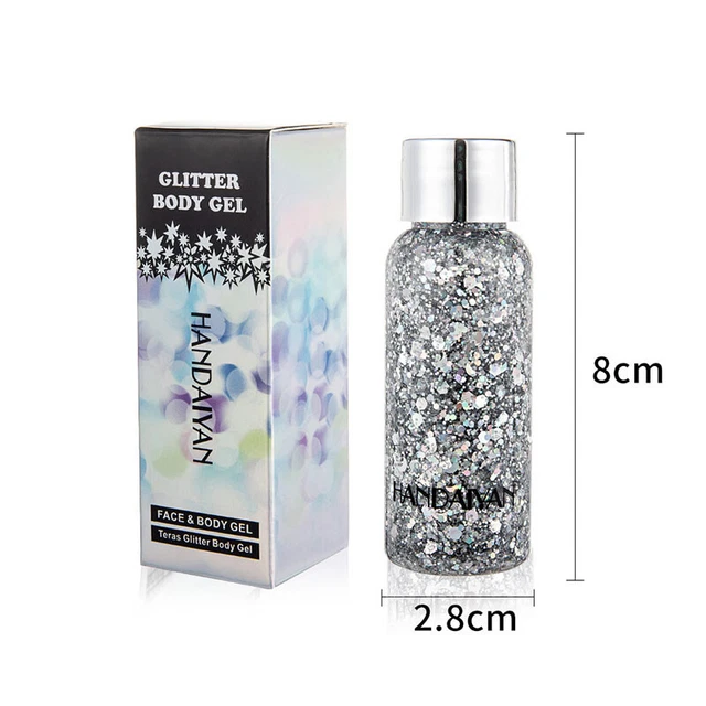 Paintglow Holografisches Glitzergel – Princess Pink, Für Gesicht & Körper, Vegan