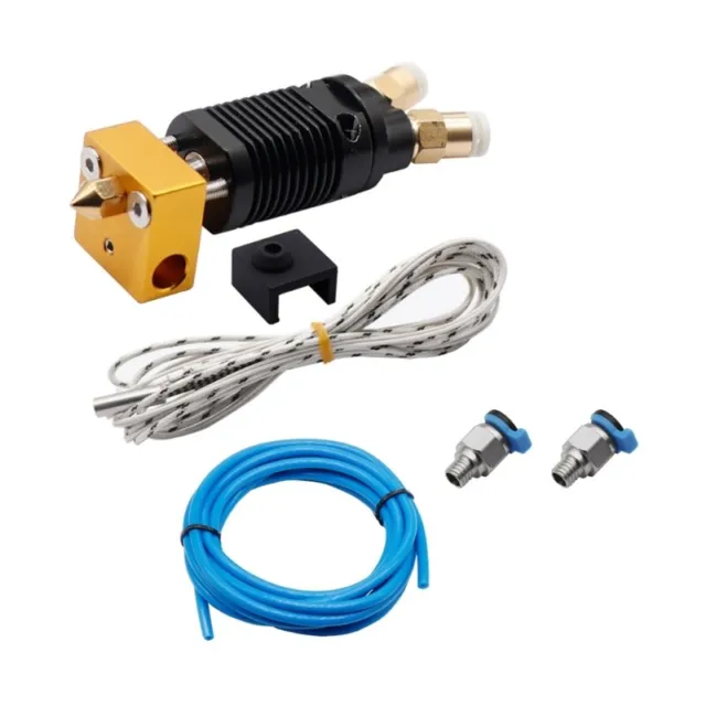 3D Printer 2 IN 1 OUT Hotend Kit DualColor Extruder All Metal Extruder 0.4mm