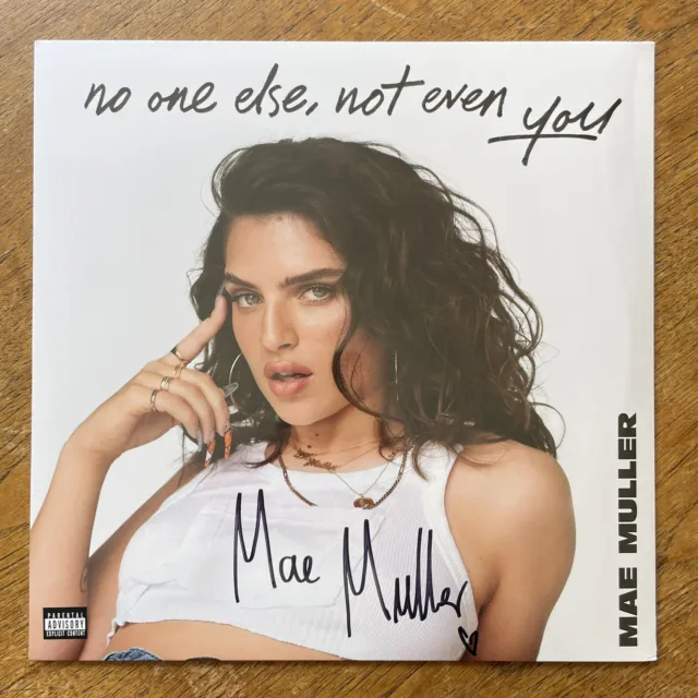 Mae Muller - No One Else, Not Even You 12" new signed sealed vinyl Eurovision v2