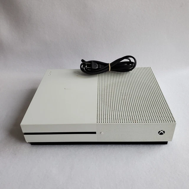 XBOX ONE S White not working For Parts turns on then off Read