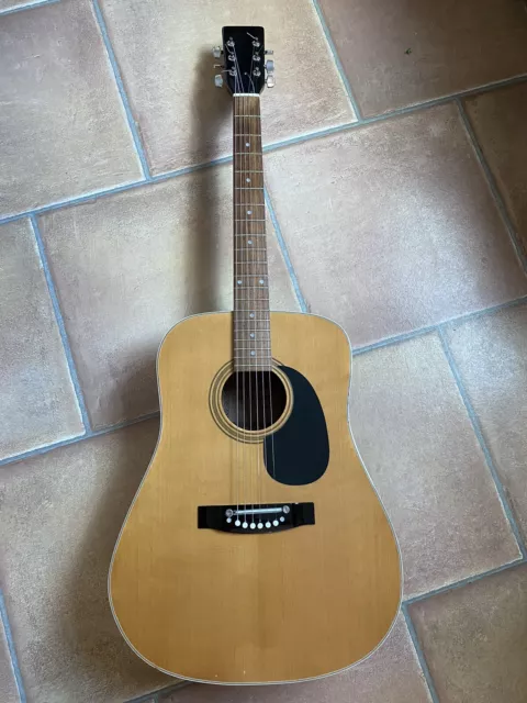 vintage acoustic guitar