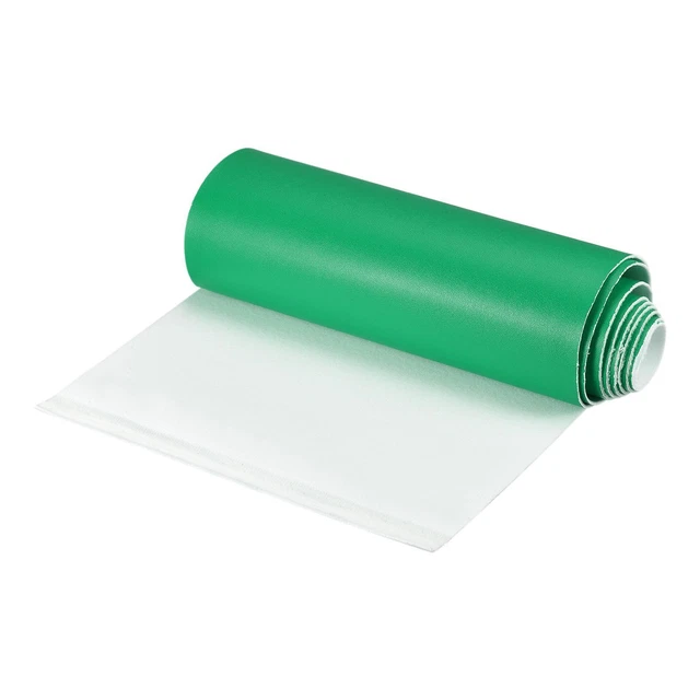Sintetico Pelle Lenzuola,PU Pelle per Creazione Artigianato,20x135cm Verde
