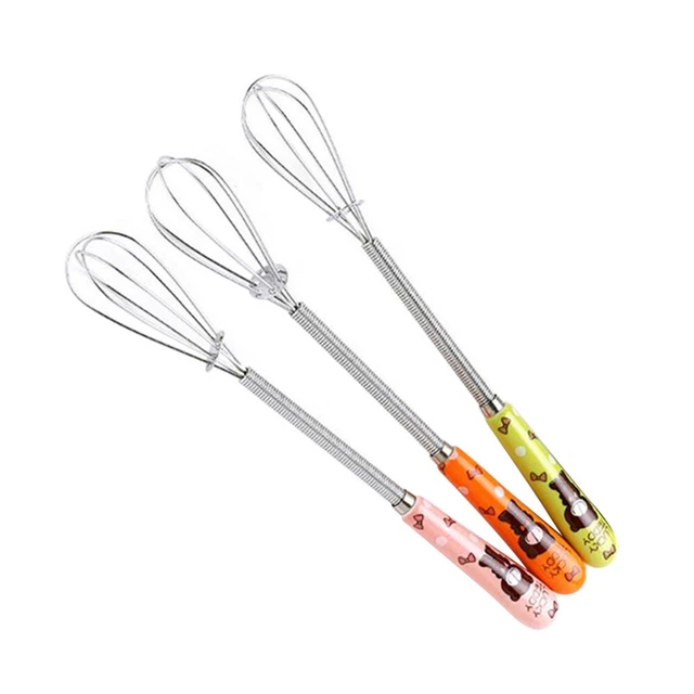 3 piezas quitanieves de acero inoxidable muslo rompehuevos manual del hogar nieve