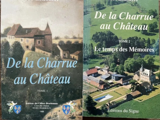 Kokoreff De la Charrue au Château Bourbonnais 2 Volumes Généalogie Noblesse
