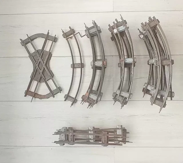 Lot De Rails Et Accessoires Train Électrique JEP Échelle 0 – Aiguillages, Signaux Lumineux, Heurtoirs