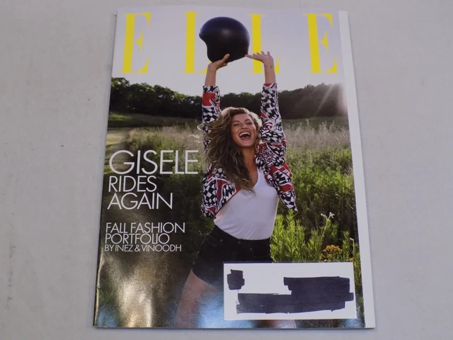 ELLE MAGAZINE OCTOBER 2022 Giselle Bundchen Rianne Van Rompaey Normani