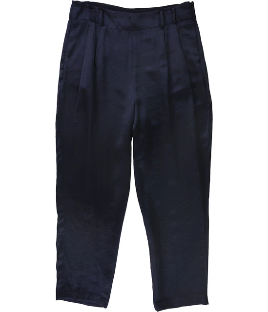 Vince Camuto Womens Paperbag Casual Trouser Pants, Blue, 10