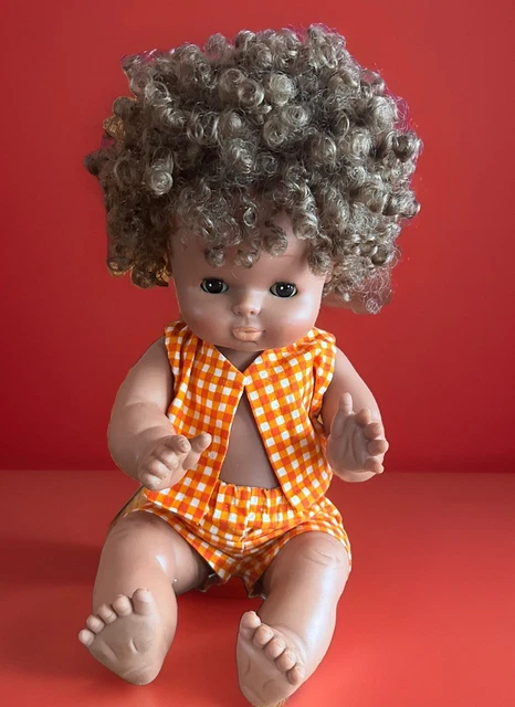 Poupon Bébé Poupée Cititoys City Toys 1997 Cheveux Court Blond Yeux