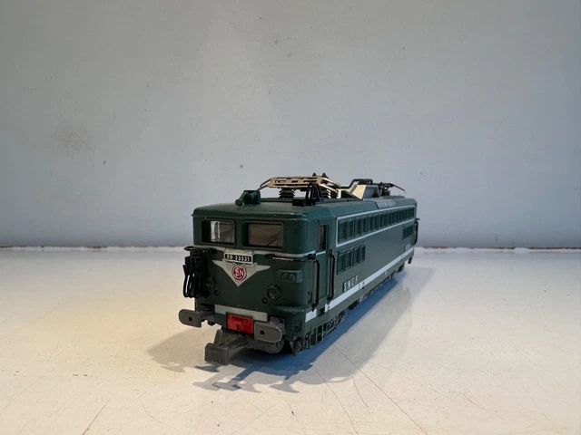 Locomotive électrique Hornby HO Meccano BB-16009 - SNCF Verte, Vintage, Analogique