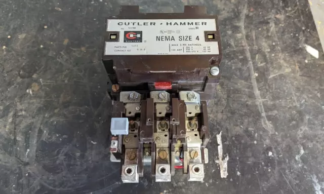 Cutler-Hammer A11FN0 NEMA Size 4 Starter 135 AMP 3PH