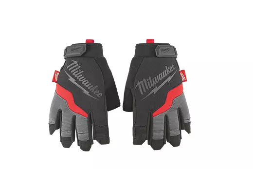 New Milwaukee 48-22-8742 Large Fingerless Carpenter Work Gloves Sale New