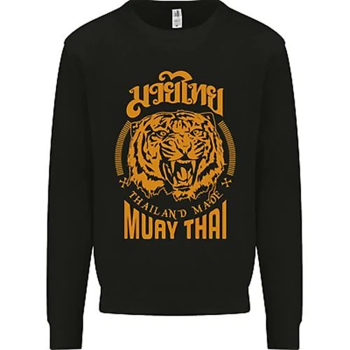 Muay Thai Fighter Warrior MMA Martial Arts Mens Sweatshirt Jumper