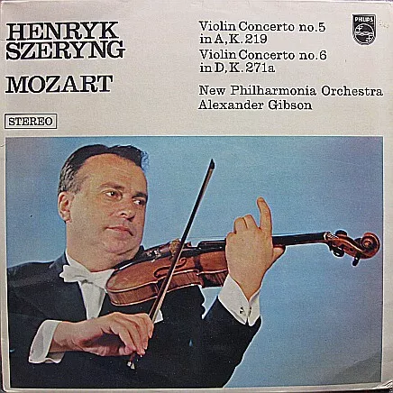 Henryk Szeryng, Mozart*, New Philharmonia Orchestra, Alexander Gibson - Violi...