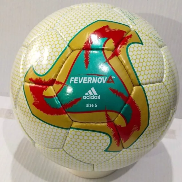 ADIDAS FEVERNOVA 2002 FIFA WORLD CUP SOCCER MATCH BALL | HANDSTITCHED | Size 5
