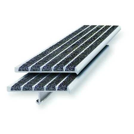 Wooster Products 131-3 Stair Nosing,Black,36In W,Extruded Alum