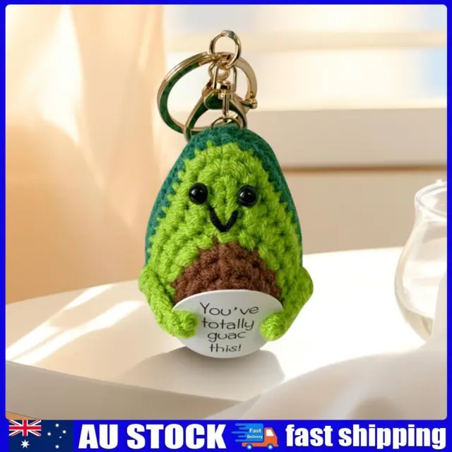 WITH POSITIVE CARD Funny Positive Potato Crochet Yarn Plush Doll Toy $5.46  - PicClick AU