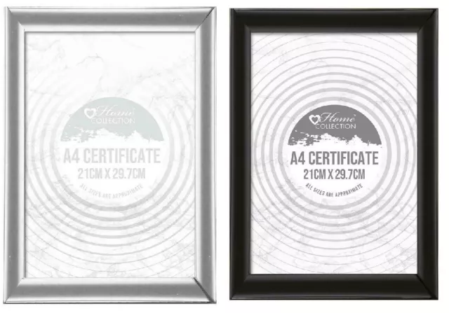 [6 or 12] x A4 Certificate Photo Picture Frames Standing Mountable Plastic