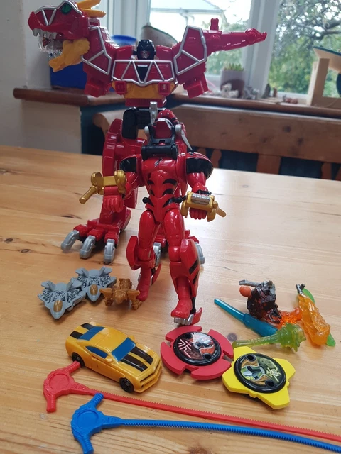 POWER RANGERS DINO Charge Megazord Transformers Minis Power Rangers ...