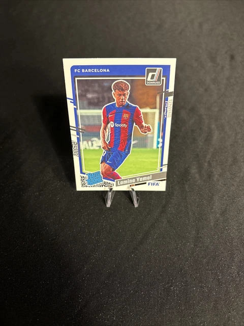 LAMINE YAMAL RATED Rookie #177 2023-24 Donruss Soccer FC Barcelona 7481