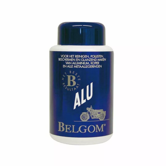 Belgom Alu Alloy Aluminium Chrome Metal Polish 250ml Cleaner