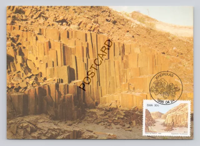 Postcard (P8)  Africa Namibia Orgelpfifen Twyfelfontein