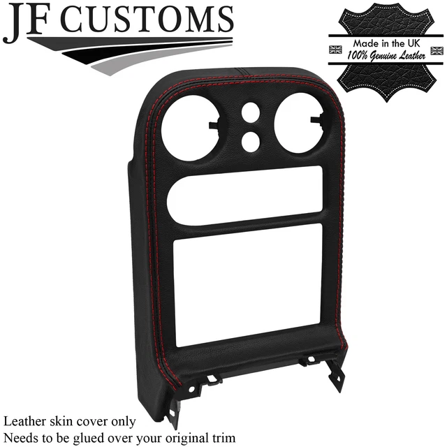 red stitch FITS MAZDA MX5 MK1 MIATA 89-97 CENTRE CONSOLE & ARMREST