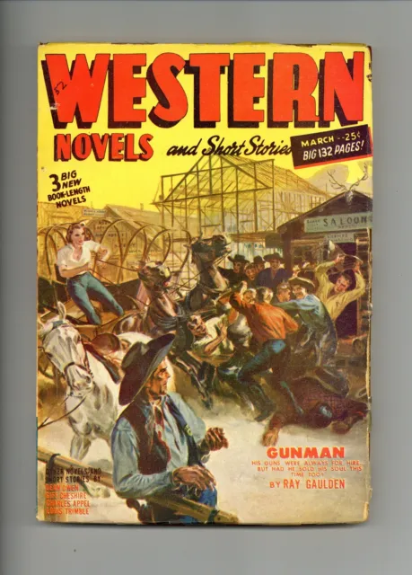 Western Novel and Short Stories Pulp Mar 1952 Vol. 12 #12 FN