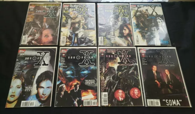 The X-Files 8Pc (Vf/Nm) Family Portrait, Remote Control, Soma 1996-97