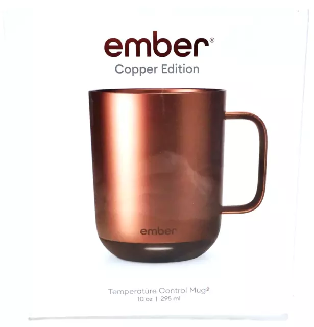 Copper 10 oz EMBER Temperature Control Smart Mug²  App Controlled New Sealed