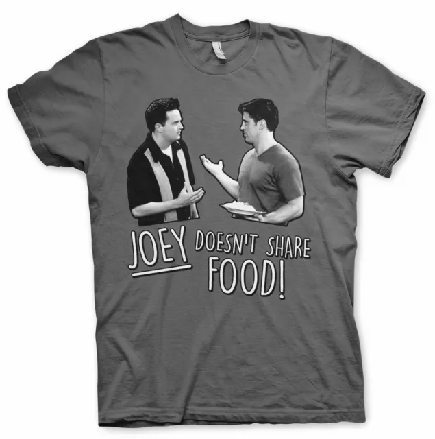 Amici con licenza ufficiale - T-shirt da uomo Joey Doesn't Share Food taglie S-XXL