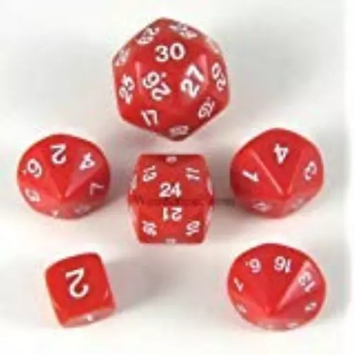 Koplow Games Red Special Who Knew 6 Dice Set (US IMPORT)