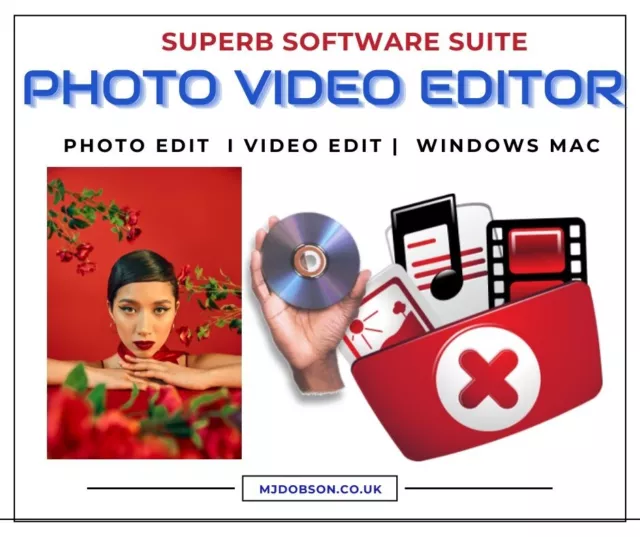 Photo Film Editor Professional Image Editing PC W 11, 10, 8, 7 Version 3