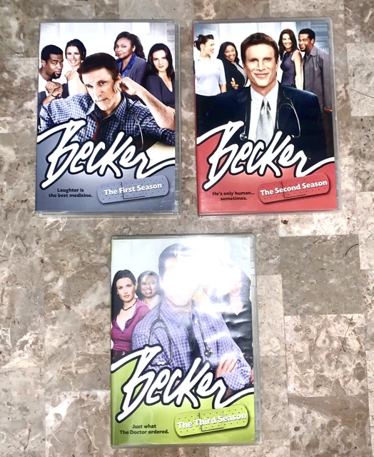 BECKER THE FIRST Second Third Season DVD Set Lot Ted Danson